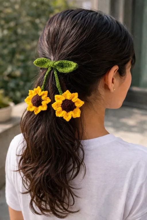 yellow twin sunflower charm 01.webp