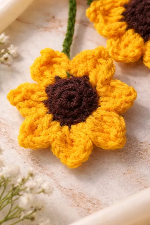 yellow twin sunflower charm 04.webp